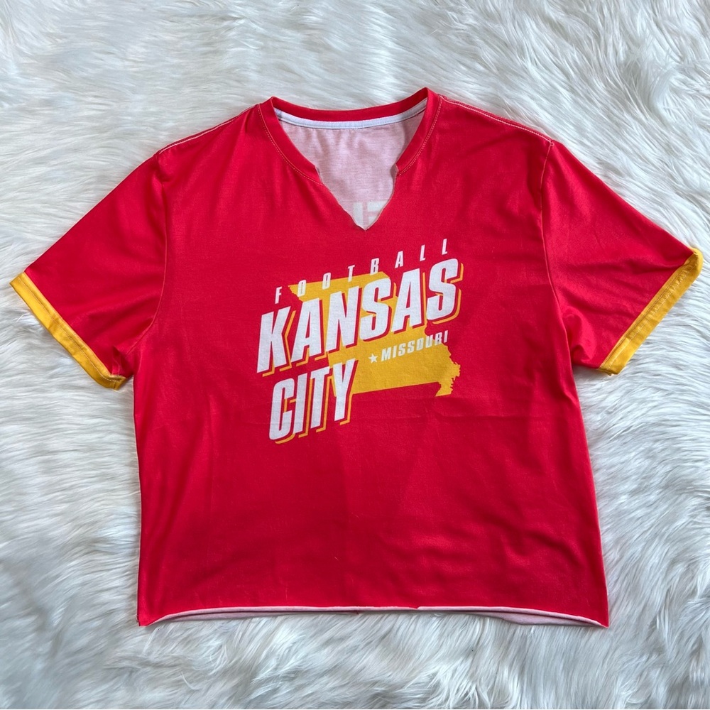 Kansas City Chiefs Travis Kelce Crop‎ Top